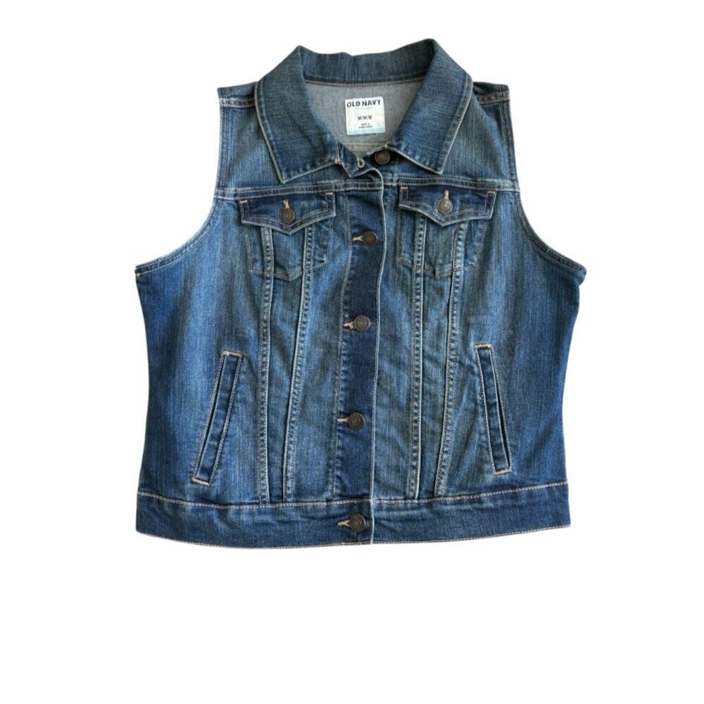 Old Navy Denim Vest Size Medium
